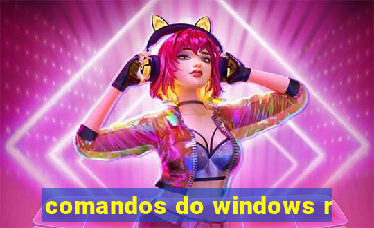 comandos do windows r